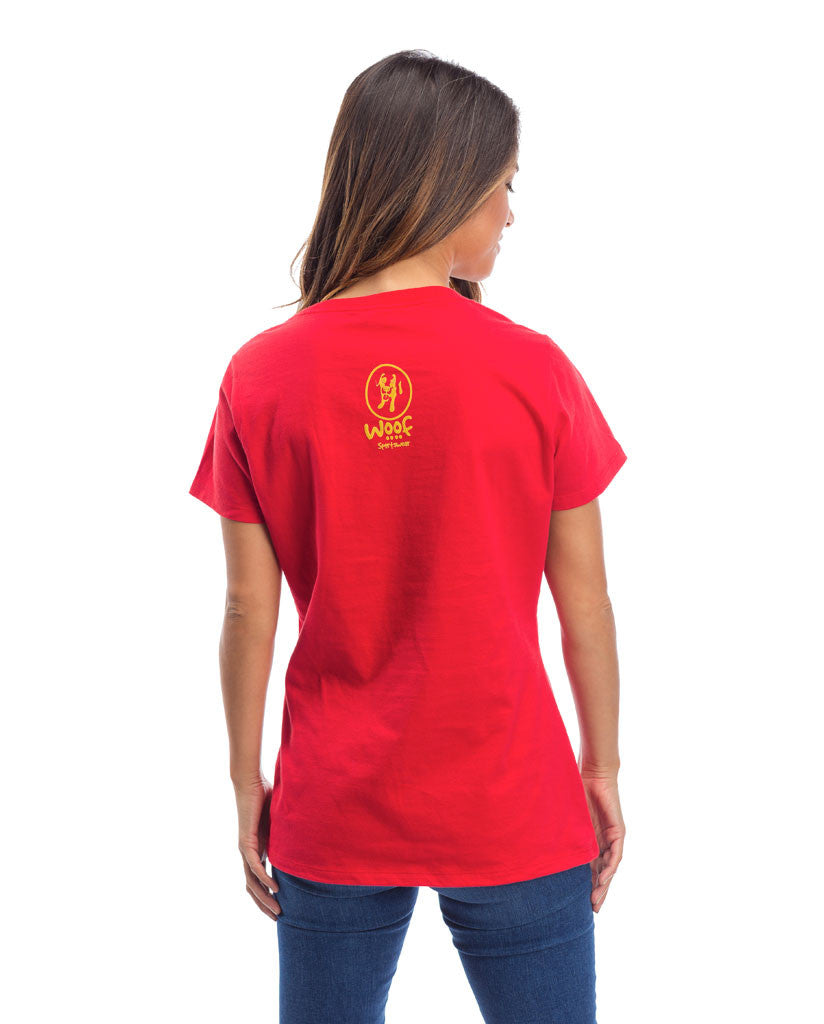 49ers Football Team Women's V-neck Game Day T-Shirt