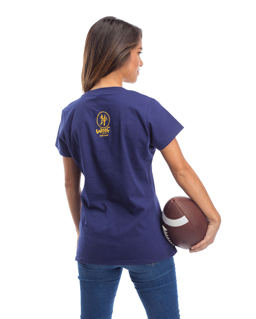 Rams Football Team Women's V-neck Game Day T-Shirt