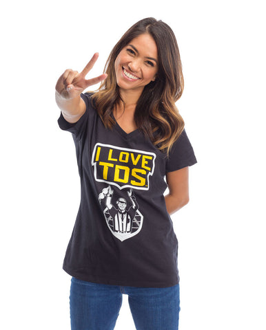 Steelers Football Team Women's V-neck Game Day T-Shirt